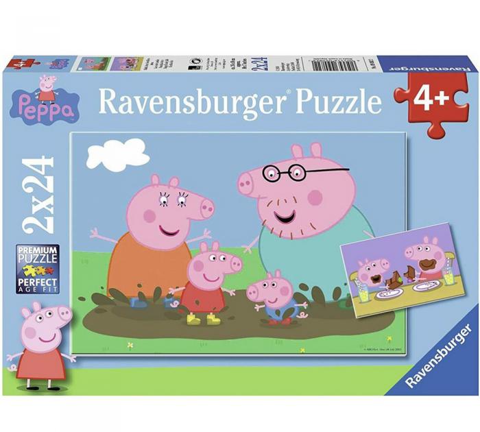 ΠΑΖΛ RAVENSBURGER: PEPPA PIG 2 x 24 PCS 09082