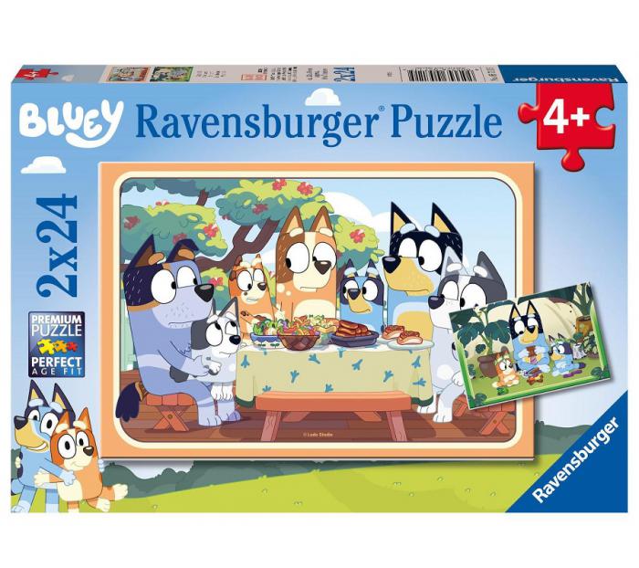 ΠΑΖΛ RAVENSBURGER: BLUEY 2 x 24 PCS 5711