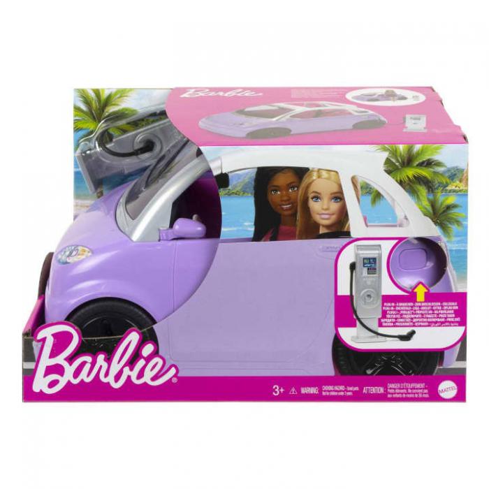 ΠΑΙΧΝΙΔΙ MATTEL BARBIE: ELECTRIC VEHICLE WITH CHARGING STATION AND PLUG HJV36
