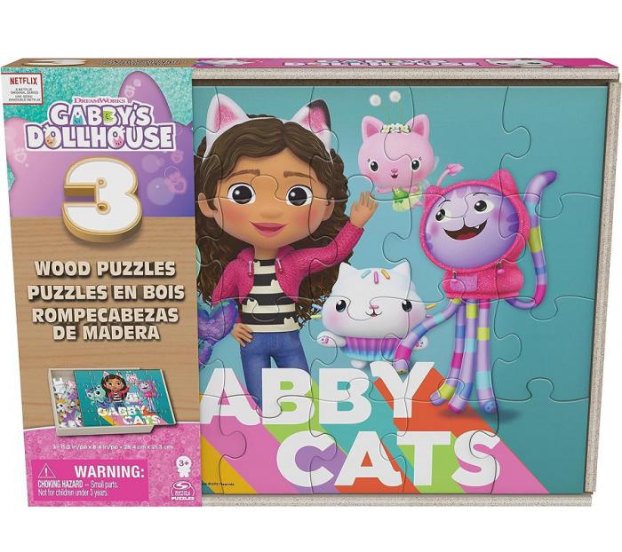 ΠΑΖΛ SPIN MASTER GABBY'S DOLLHOUSE WOOD 6066549