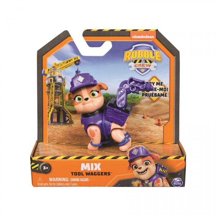 ΠΑΙΧΝΙΔΙ SPIN MASTER PAW PATROL: RUBBLE AND CREW - MIX TOOL WAGGERS ACTION PUP 20148304