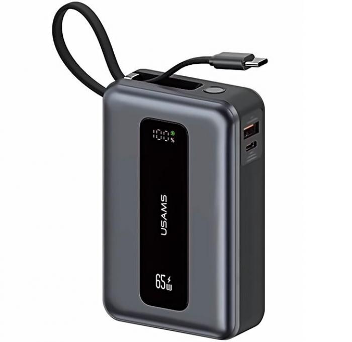 POWER BANK USAMS CD243 20000mAh 65W GREY
