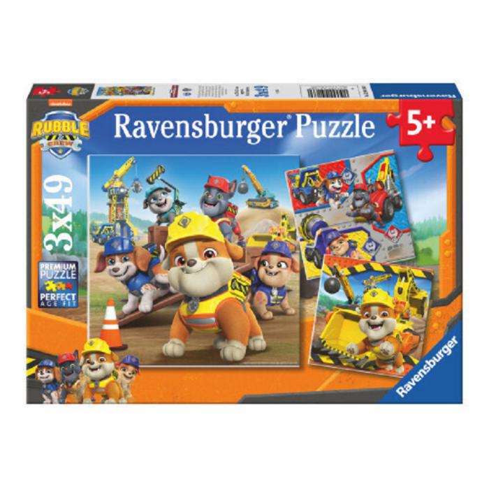 ΠΑΖΛ RAVENSBURGER: RUBBLE AND CREW 3 x 49 PCS 12004168