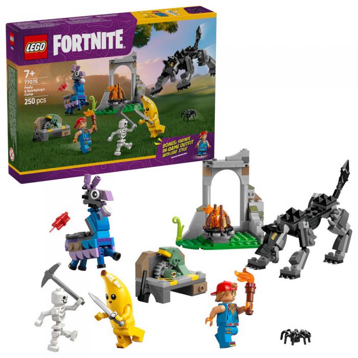 LEGO FORTNITE: PEELY AND SPARKPLUGʼS CAMP 77075