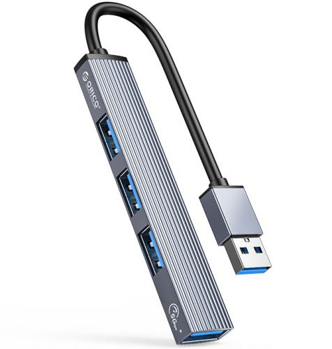 HUB USB ORICO AH-A13 4xUSB 3.0 5Gbps GREY