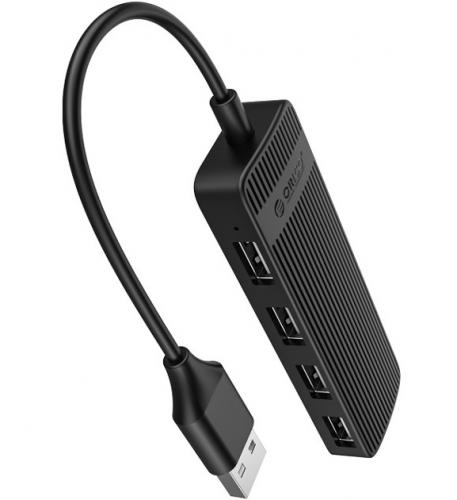 HUB USB ORICO FL02 4xUSB 2.0 480Mbps BLACK
