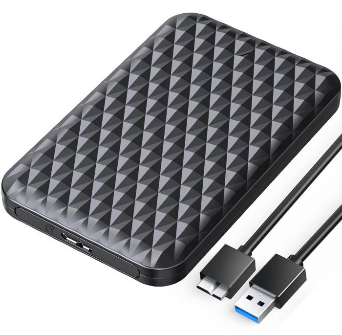 ΘΗΚΗ ΜΕΤΑΤΡΟΠΗΣ ΣΚΛΗΡΟΥ ΔΙΣΚΟΥ SATA 2.5'' USB ORICO 2520U3-V1 BLACK