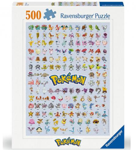 ΠΑΖΛ RAVENSBURGER: POKEMON - THE FIRST 151! 500 PCS 12000511