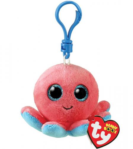 ΛΟΥΤΡΙΝΟ - ΜΠΡΕΛΟΚ AS TY BEANIE BOO'S: SHELDON THE CORAL OCTOPUS 8,5 CM 1607-35255