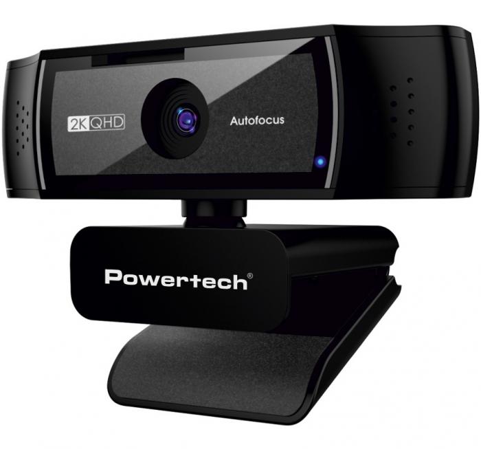 WEB CAMERA POWERTECH 5MP 2K QHD PT-1428 BLACK