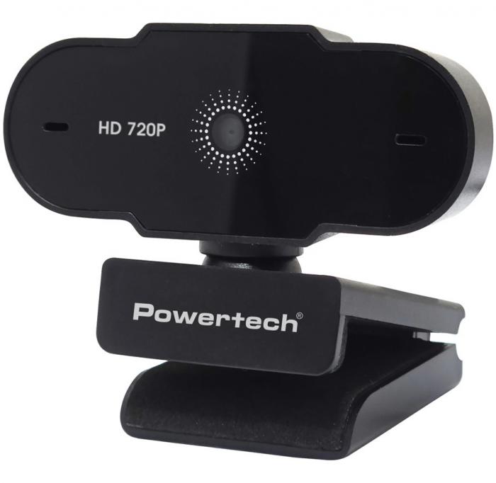 WEB CAMERA POWERTECH 0.9MP 720p HD PT-1426 BLACK