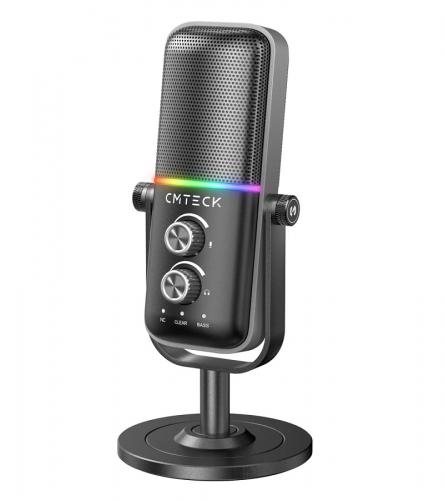 ΕΝΣΥΡΜΑΤΟ ΜΙΚΡΟΦΩΝΟ CMTECK XM600 BLACK
