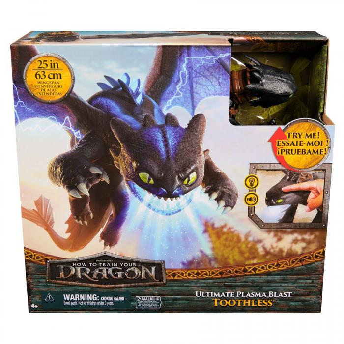 ΠΑΙΧΝΙΔΙ SPIN MASTER HOW TO TRAIN YOUR DRAGON: ULTIMATE PLASMA BLAST - TOOTHLESS 6072541