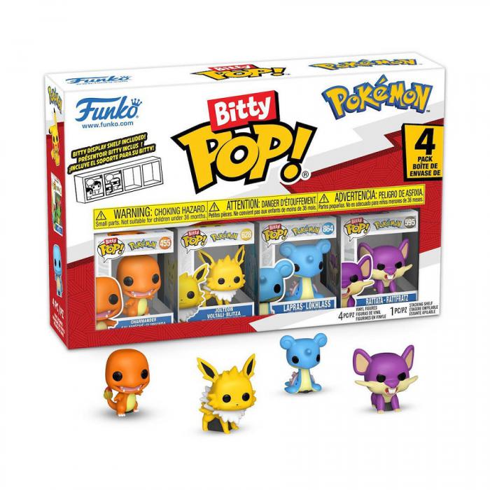 ΦΙΓΟΥΡΕΣ FUNKO BITTY POP! 4-PACK CHARMANDER - JOLTEON - LARPAS - RATTATA
