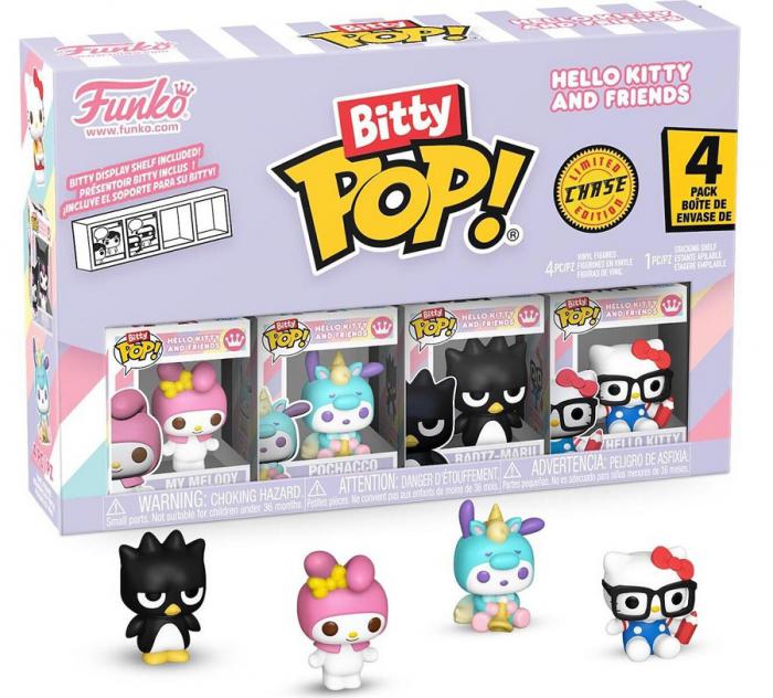 ΦΙΓΟΥΡΕΣ FUNKO BITTY POP! 4-PACK MY MELODY - POCHACCO - BADTZ-MARU - HELLO KITTY