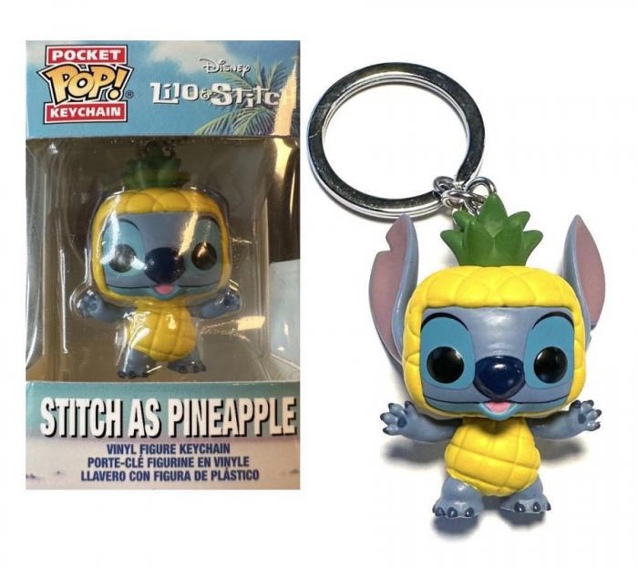 ΦΙΓΟΥΡΑ - ΜΠΡΕΛΟΚ FUNKO POCKET POP! STITCH AS PINEAPPLE
