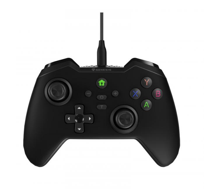 GAMEPAD GENESIS MANGAN 300 ΓΙΑ NINTEDO SWITCH PC ANDROID BLACK