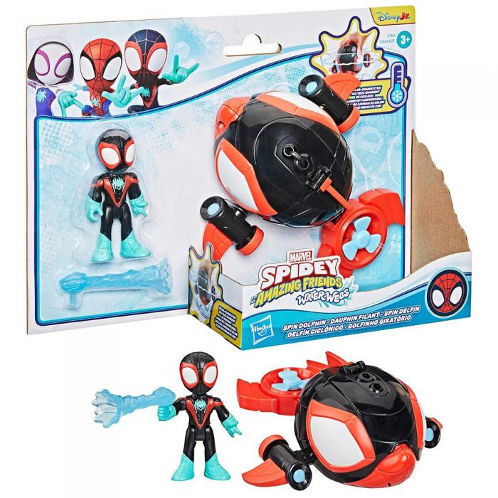 ΦΙΓΟΥΡΑ HASBRO DISNEY JR. MARVEL: SPIDEY AND HIS AMAZING FRIENDS WATERWEBS - SPIN DOLPHIN G1465