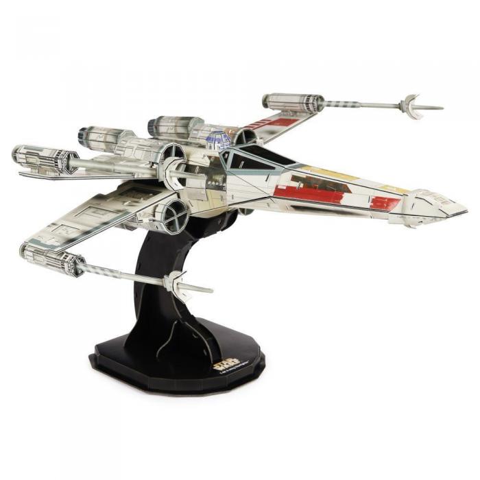 ΦΙΓΟΥΡΑ SPIN MASTER DISNEY: STAR WARS 4D BUILD - T-65 X-WING STARFIGHTER 3D CARDSTOCK MODEL KIT 6069813