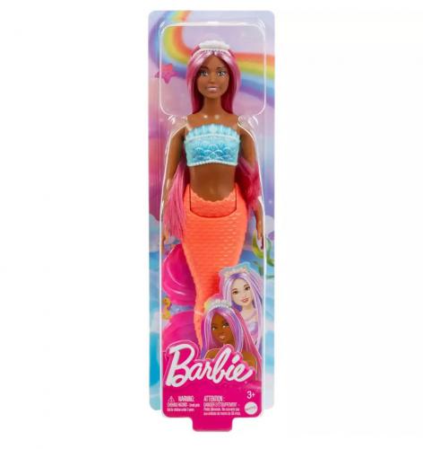 ΚΟΥΚΛΑ MATTEL BARBIE DREAMTOPIA MERMAID ORANGE HRR04