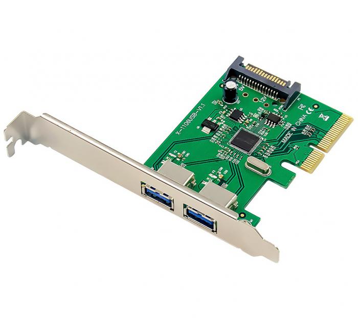 ΚΑΡΤΑ ΕΠΕΚΤΑΣΗΣ POWERTECH PCIe x4 ΣΕ 2x USB ST619 ASM1142