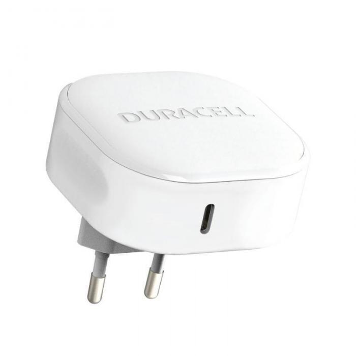 ΦΟΡΤΙΣΤΗΣ ΤΟΙΧΟΥ DURACELL DRACUSB18W-EU USB-C 20W PD WHITE