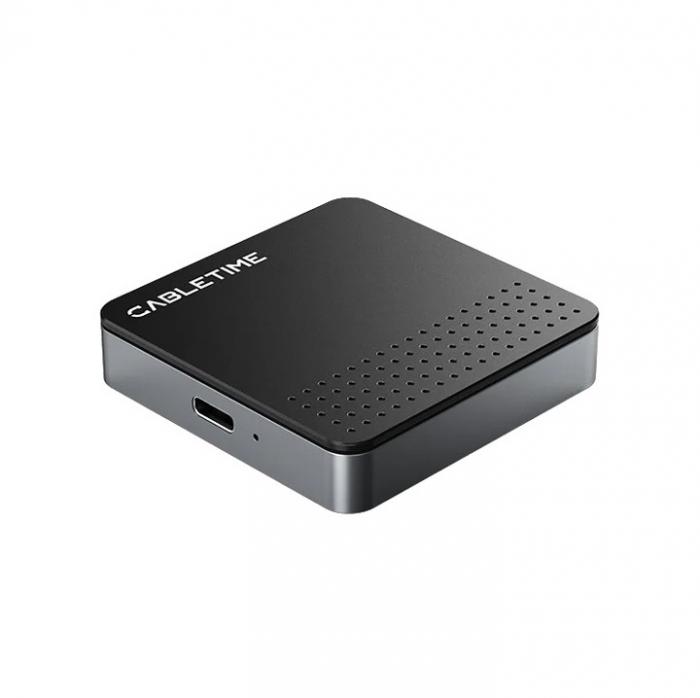 ΘΗΚΗ ΜΕΤΑΤΡΟΠΗΣ ΔΙΣΚΟΥ SSD M.2 NVME CABLETIME CT-SSD04-AG GREY