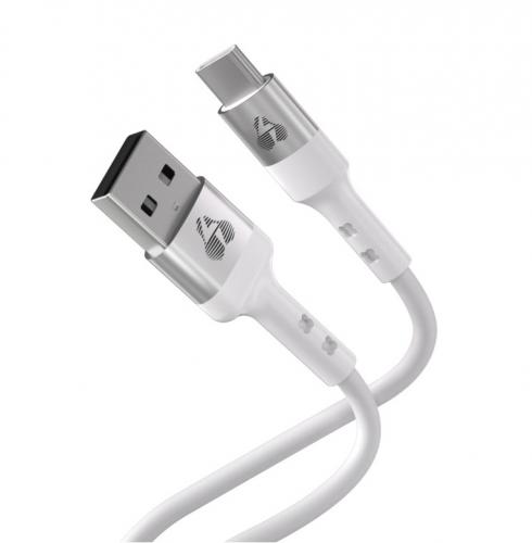 ΚΑΛΩΔΙΟ ΣΥΝΔΕΣΗΣ USB ΣΕ USB-C POWERTECH PTR-0162 WHITE