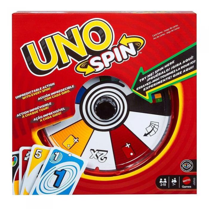 ΠΑΙΧΝΙΔΙ ΜΕ ΚΑΡΤΕΣ MATTEL UNO SPIN JGR00