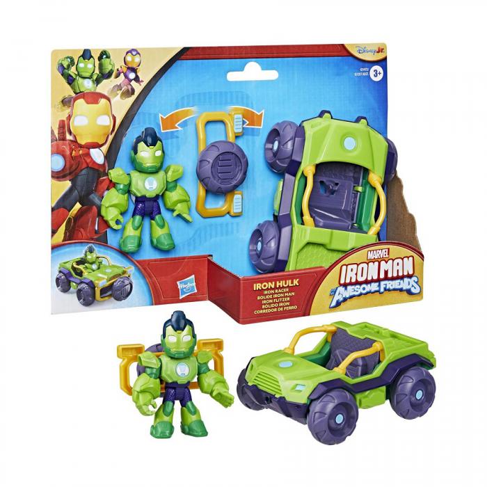 ΠΑΙΧΝΙΔΙ HASBRO IRON MAN AND HIS AWESOME FRIENDS: VEHICLES AND PLAYSETS - IRON HULK G1472