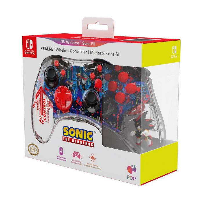 GAMEPAD PDP REALMZ PLUS - WIRELESS CONTROLLER SONIC SHADOW ARK FOR SWITCH