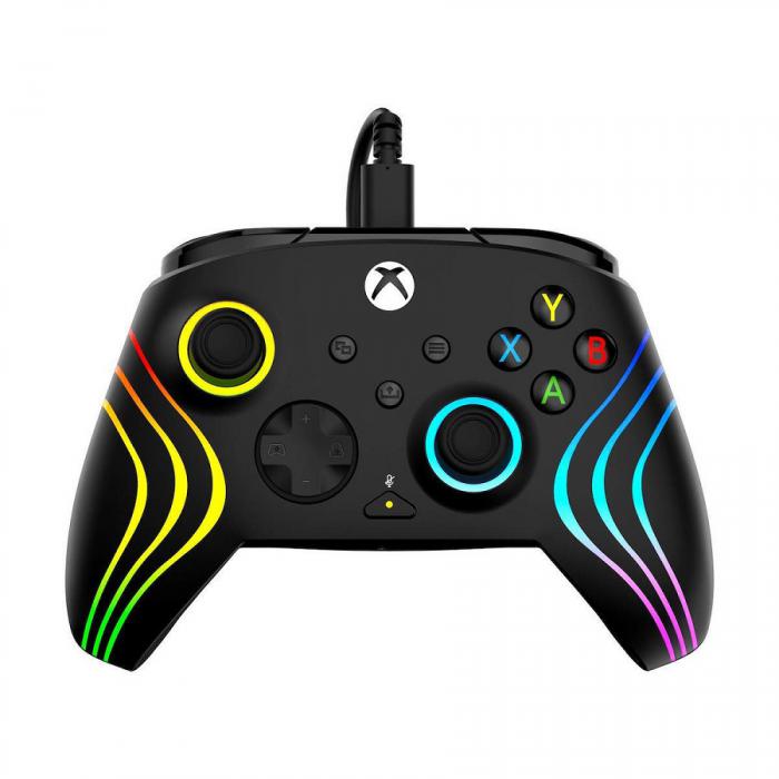 GAMEPAD TURTLE BEACH AFTERGLOW WAVE - WIRED RGB CONTROLLER FOR XBOX - PC BLACK