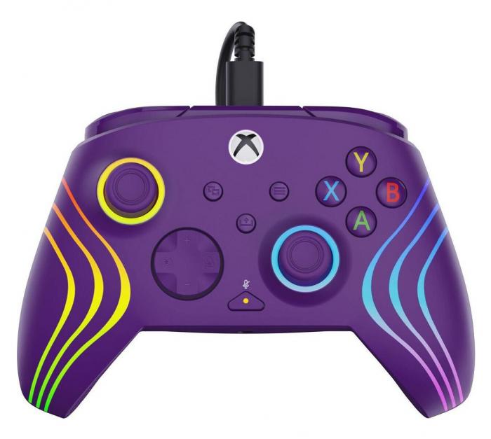 GAMEPAD TURTLE BEACH AFTERGLOW WAVE - WIRED RGB CONTROLLER FOR XBOX - PC PURPLE