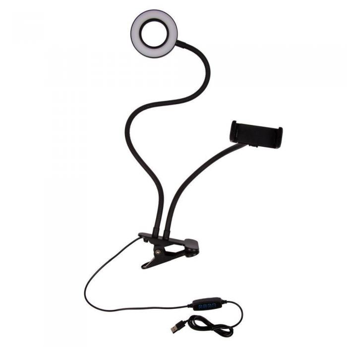 LED RING LIGHT FIZZ DESKTOP SELFIE BLOGGING STATION 1950