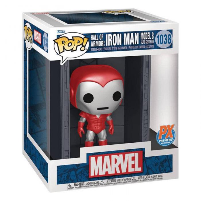 ΦΙΓΟΥΡΑ FUNKO POP! HALL OF ARMOR: IRON MAN MODEL 8 SILVER CENTURION #1038 BOBBLE-HEAD