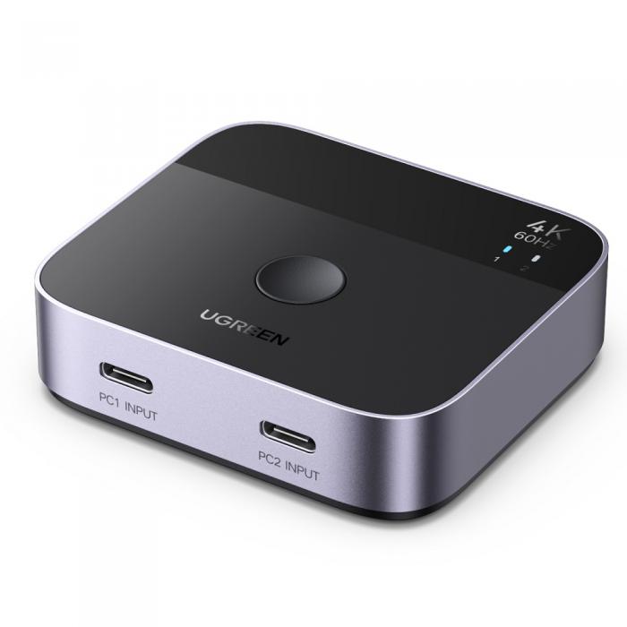 SWITCH USB-C 2 PORT IN 1 PORT OUT HDMI 4K/60HZ UGREEN AW502 55451