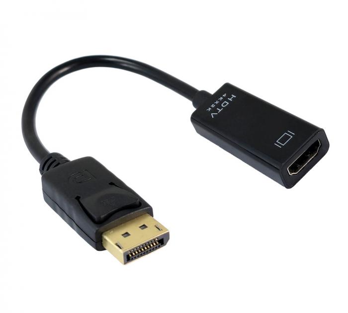 ΑΝΤΑΠΤΟΡΑΣ POWERTECH DP ΣΕ HDMI 4K/60Hz 0.1Μ CAB-DP076 BLACK
