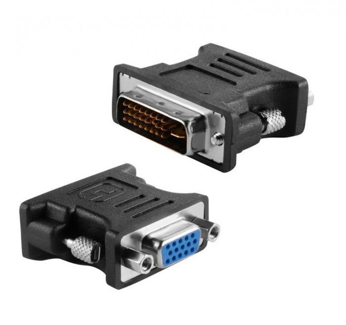 ΑΝΤΑΠΤΟΡΑΣ POWERTECH VGA ΣΕ DVI 24+1 CAB-G036 BLACK