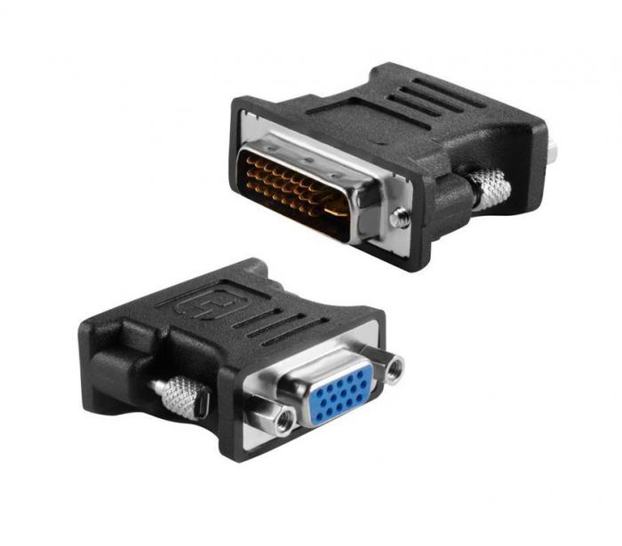 ΑΝΤΑΠΤΟΡΑΣ POWERTECH VGA ΣΕ DVI 24+5 CAB-G035 BLACK