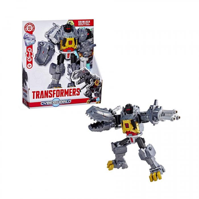ΦΙΓΟΥΡΑ HASBRO TRANSFORMERS CHANGES TO DINO: CYBERWORLD - CHOMP AND BATTLE GRIMLOCK G0748