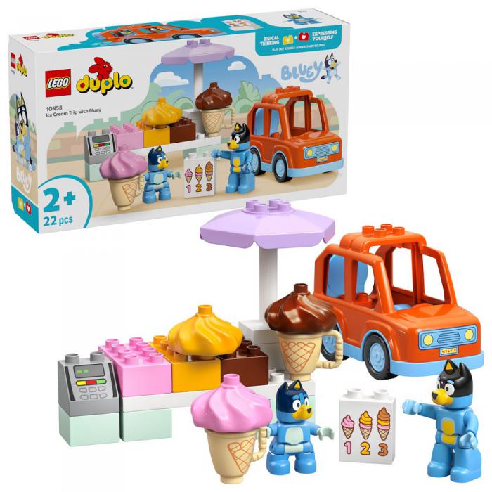 LEGO DUPLO BLUEY: ICE CREAM TRIP WITH BLUEY 10458