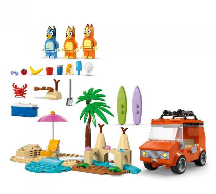LEGO BLUEY: BLUEY'S BEACH AND FAMILY CAR TRIP 11202