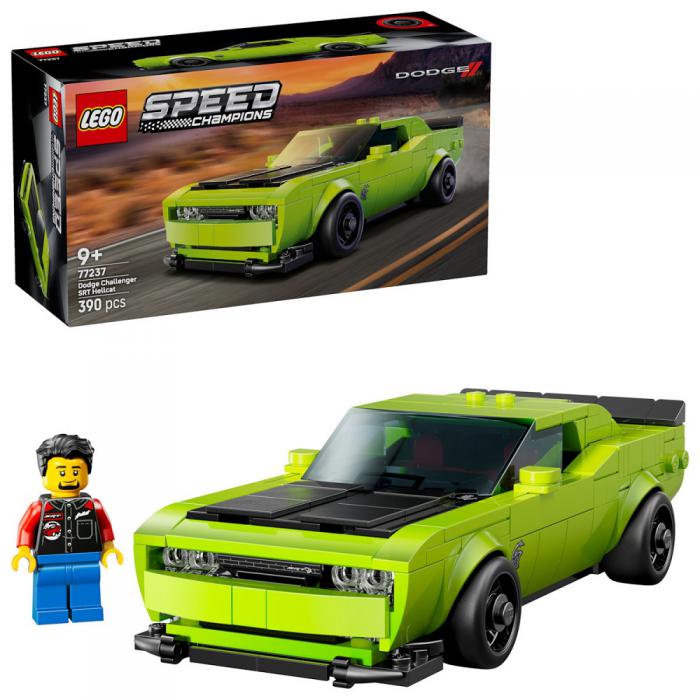 LEGO SPEED CHAMPIONS: DODGE CHALLENGER SRT HELLCAT SPORTS CAR 77237