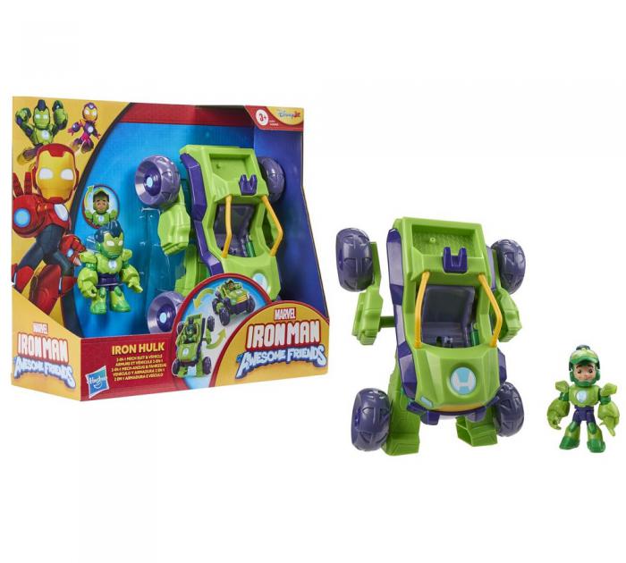 ΦΙΓΟΥΡΑ HASBRO IRON MAN AND HIS AWESOME FRIENDS: VEHICLES AND PLAYSETS - IRON HULK MECH G1475