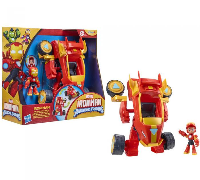 ΦΙΓΟΥΡΑ HASBRO IRON MAN AND HIS AWESOME FRIENDS: VEHICLES AND PLAYSETS - IRON MAN MECH G1474