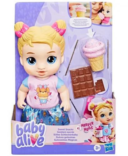 ΚΟΥΚΛΑ HASBRO BABY ALIVE SWEET SNACKS G1449