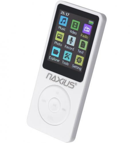 MP4 PLAYER NAXIUS NXMP-13 8GB WHITE