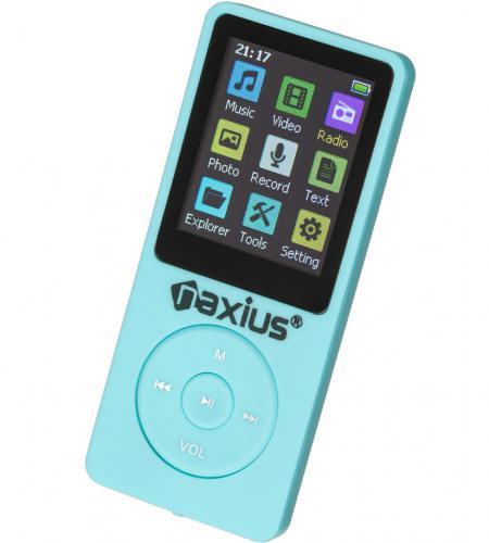 MP4 PLAYER NAXIUS NXMP-13 8GB LIGHT BLUE