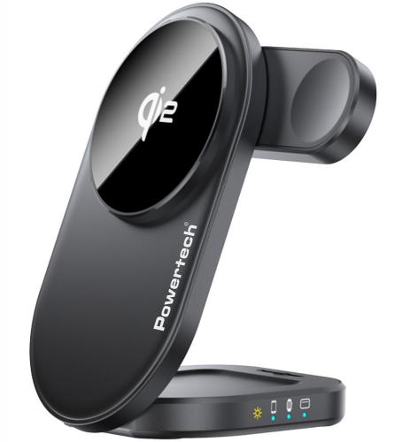 ΑΣΥΡΜΑΤΟΣ ΦΟΡΤΙΣΤΗΣ POWERTECH PT-1491 15W BLACK