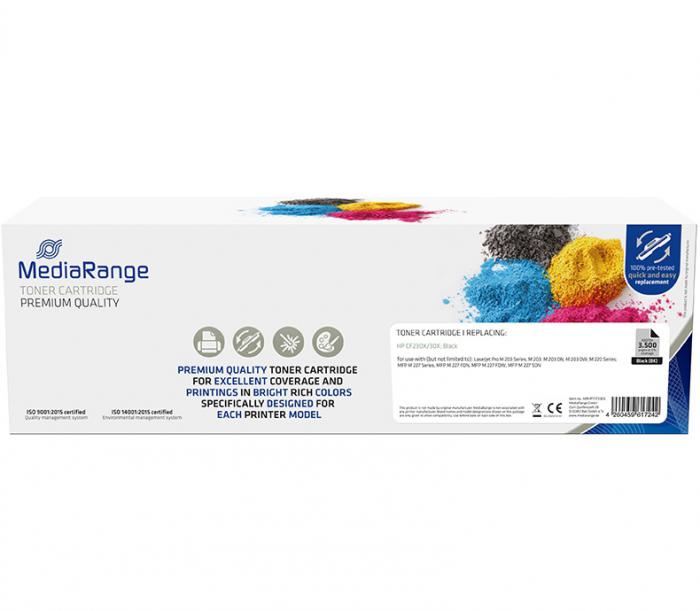 ΣΥΜΒΑΤΟ TONER MEDIARANGE ΓΙΑ ΕΚΤΥΠΩΤΗ HP CF230X/30X BLACK